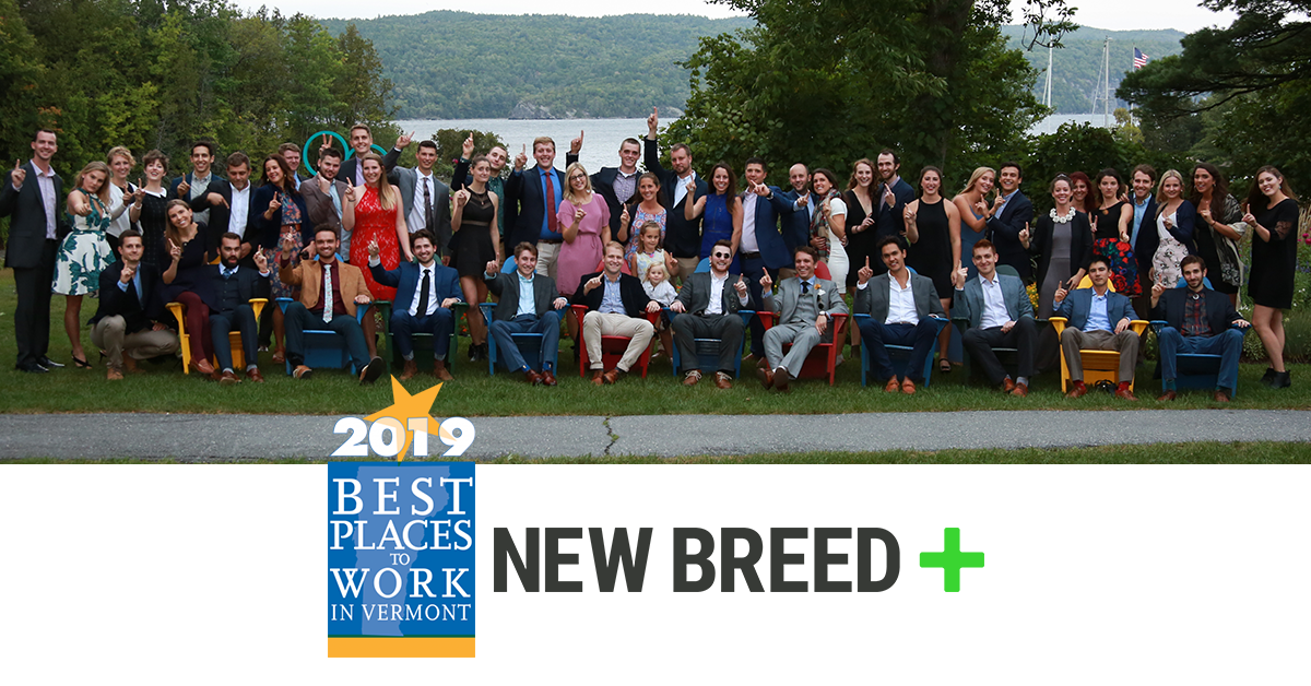 New Breed Named as a Best Place to Work in Vermont 2019